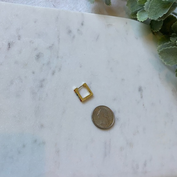 The Marisol - Colorful Geometric Hoops - Picture 7 of 7